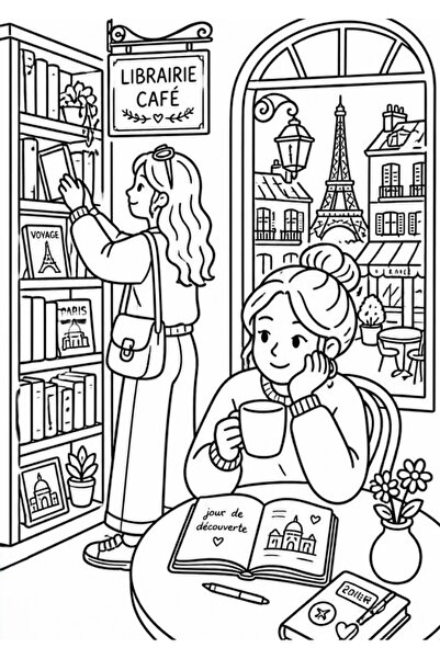 COZY RELAXATION Cozy Cafe. Descoperă noua carte de colorat pentru relaxare din colectia , recent apărută pe piața din România!