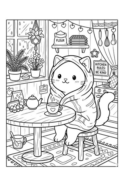 COZY RELAXATION Cozy Cafe. Descoperă noua carte de colorat pentru relaxare din colectia , recent apărută pe piața din România!