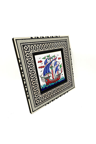 Sadrazam Model de gresie Kalyon imprimat pe MDF 20x20, tablou anatolian 1G-Çi...