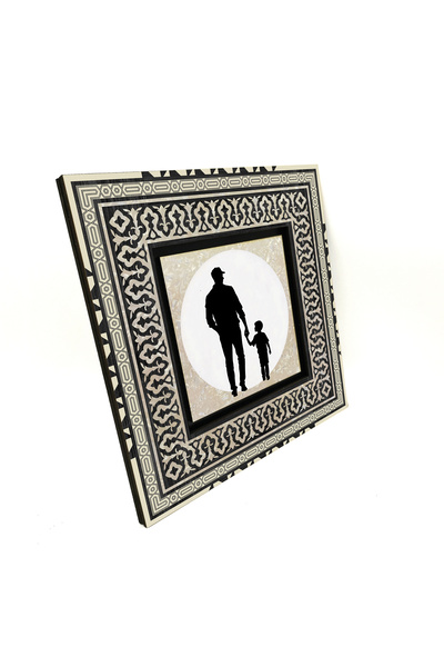 Sadrazam Father Printed 20X20 Mdf Anatolian Painting 1G-Dads1