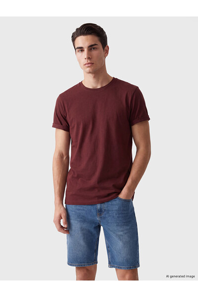 LC Waikiki Vizyon New Season Slim Fit 100% Cotton Basic T-Shirt