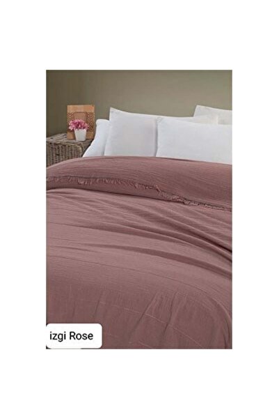 Şıkel Double Single Pike 220X240 Izgi Rose