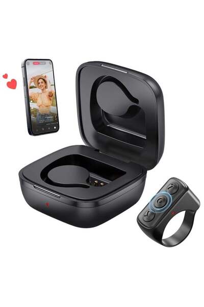 Powermaster PM-24897 Kablosuz Bluetooth Yüzük Kumanda Tiktok - Reels Kaydırma...