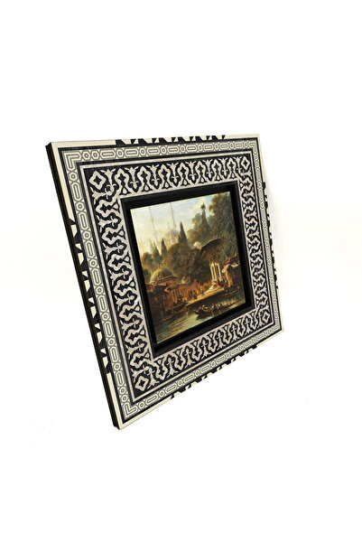 Sadrazam David Roberts – Eyüp Sultan Mosque Painting Printed 20X20 Mdf Anatol...