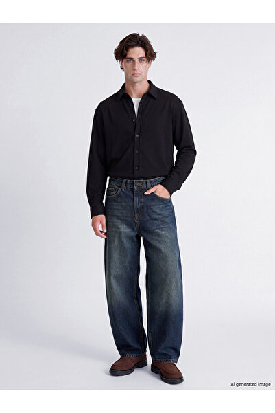 LC Waikiki Peak New Season Indigo Super Baggy Fit Men's Jean Trousers