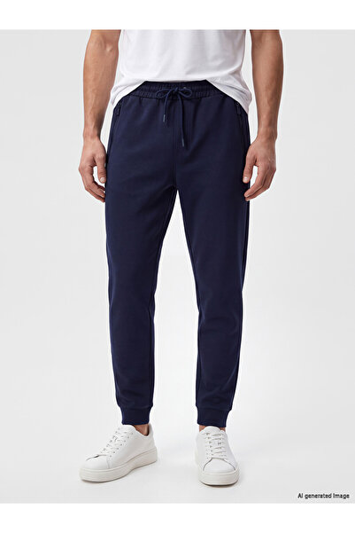 LC Waikiki Peak New Season Navy Blue Regular Fit Men's Jogger Sweatpants