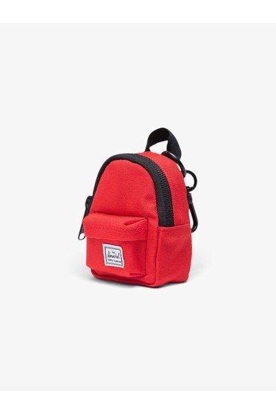 Herschel Supply Co. Herschel Classic Mini Sırt Çantası, Anahtarlık Charm Uniseks Kırmızı Çanta - 80013