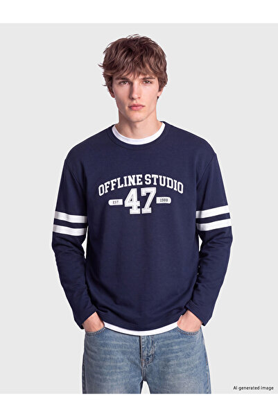 LC Waikiki I Zero Roba Collar Printed Men's Sweatshirt from Freezen Store