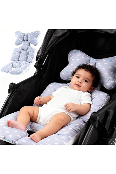 Poxvalzor Universal Stroller Liner and Pram Seat Pad, All-Season Cotton Baby ...