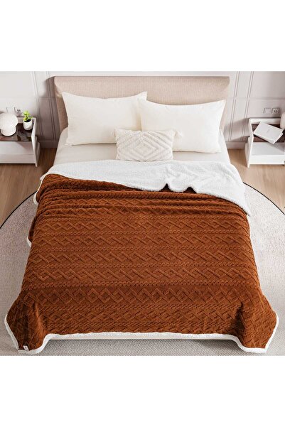 RMR textile Patura pufoasa cu blanita dimensiunea 200x230 cm,cu model ,in div...