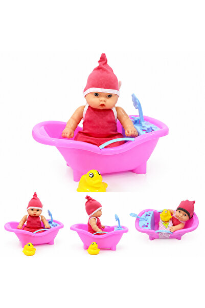Prlk toys 🛁 Bebekli Pembe Küvet Banyo Seti – Ördekli