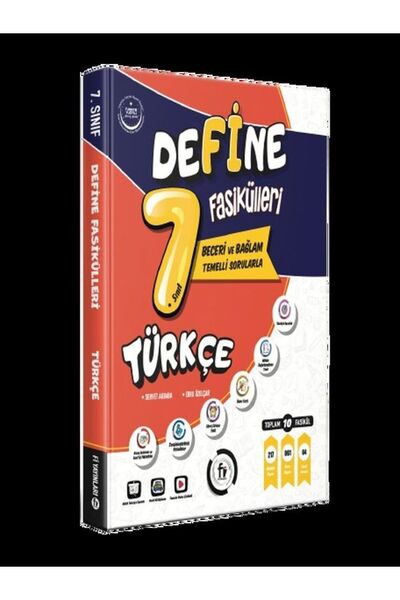 Fi Yayınları 7.SINIF DEFİNE TÜRKÇE FASİKÜL-2027 MAARİF MODEL BECERİ BAĞLAM TE...