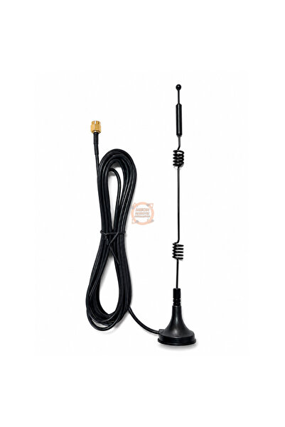 Meon Robotik Otomasyon 2.4G/5.8G 12dBi WiFi Anten SMA Erkek – Manyetik 3m Kab...