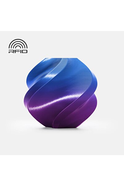 Bambu Lab PLA Silk Multicolor Filament 1 KG Aurora Purple