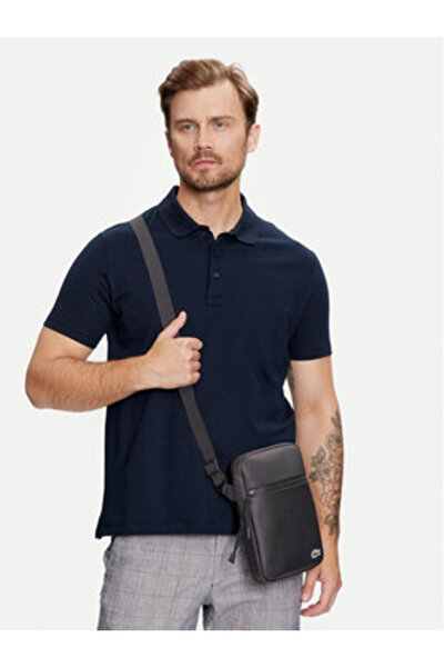 Lacoste Geantă tip crossover M Flat Crossover Bag NH3308LV Negru