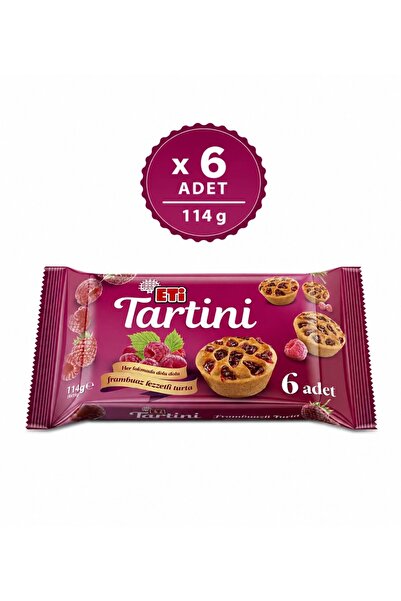 Eti Tartini Frambuazlı Turta 114 G X 6 Adet