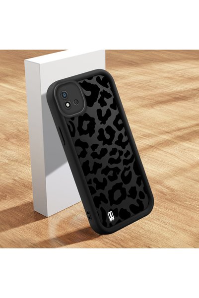 CHICASELUX Black Leopard Case Compatible with Realme C20/C20A, Suitable for E...