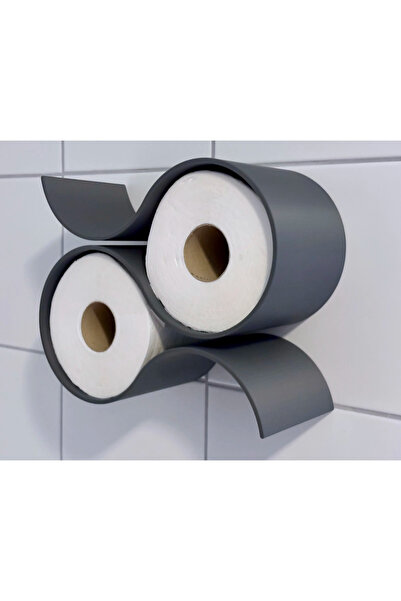 Print Zone Modern Toilet Paper Holder - 3-Pack Decorative Toilet Paper Organizer
