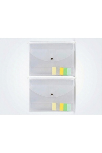 Generic Brand Hfp Hanging Bellows Document Envelope A4 Transparent 2 Pack