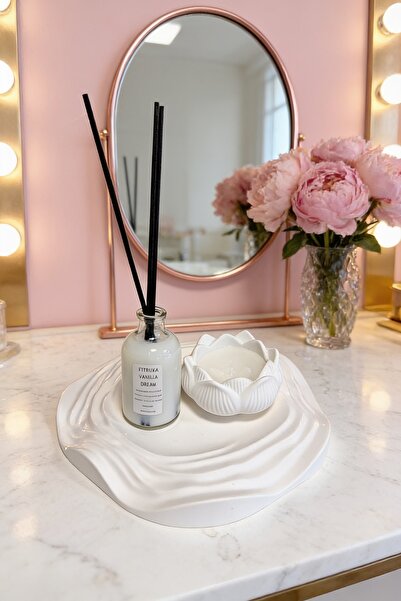 Fitruka Vanilla Dream Vanilya Oda Kokusu ve Lotus Kokulu Mum Seti – Dekoratif...