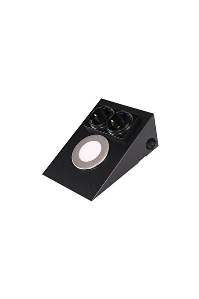 ACK AH11-00231 LEDLİ PRİZLİ TEZGAH ALTI 6500K SİYAH K