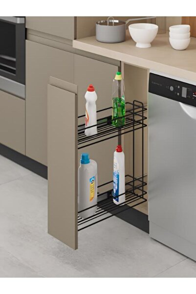 STARAX S-2213-A Anthracite Detergent Dispenser with Side Telescopic Rail