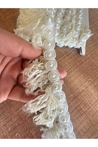 Gönülden Tasarım 100X5 cm Tasseled Beaded Ribbon Sewing Accessory