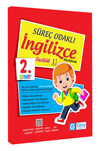 Giriş Yayınları 2. Sınıf Süreç Odaklı İngilizce Fasiküllü Workbook-Çalışma Ki...