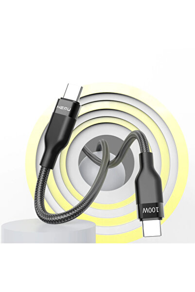 Type-C to Type-C Kablo – 100W Güç Desteği 1 Metre