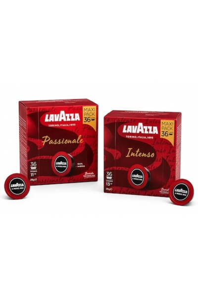 LavAzza A Modo Mio Passionale, Intenso, 72 capsule Pachet promoțional