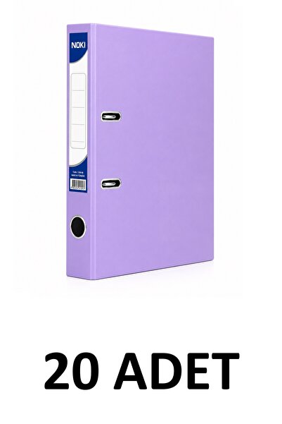 Noki 20 Narrow Plastic Folders A4 Folders