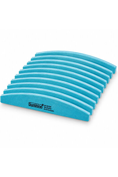 Generic Sunshine Professional Curved Nail Files buffer120/180 Grit, Thick Cus...
