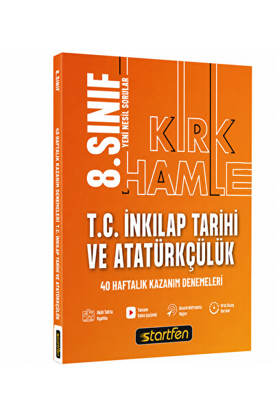 Startfen 8. SINIF T.C. İNKILAP TARİHİ VE ATATÜRKÇÜLÜK 40 HAMLE KAZANIM DENEME...