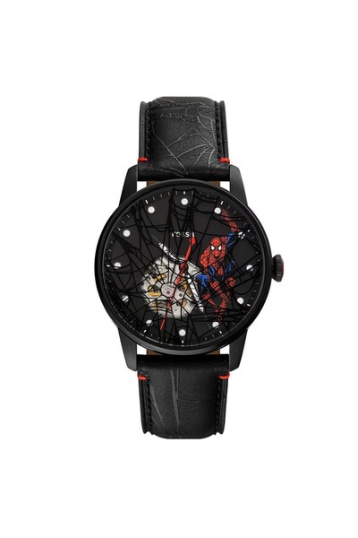 Fossil FLE1247SET Marvel x Limited-Edition Spider-Man Erkek Kol Saati ve Yaka...