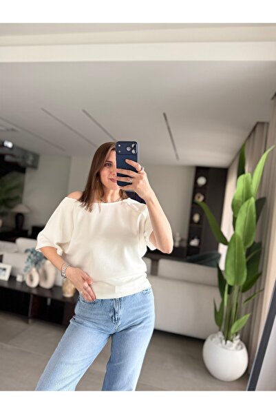 Sweet Club Modal Fabric Bat Sleeve Blouse