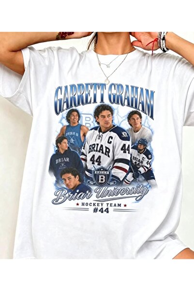 Vordevia Μπλουζάκι Off Campus Garrett Graham με στάμπα, βαμβακερό, oversized