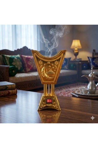 Primo Plus مبخرة كهربائية فاخرة بتصميم شرقي ملكي - آمنة وسريعة وبدون فحم؛ مثا...