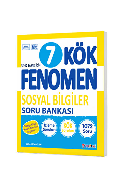 Fenomen Yayıncılık FENOMEN YAYINLARI 7.SINIF SOSYAL BİLGİLER (KÖK) SORU BANKASI