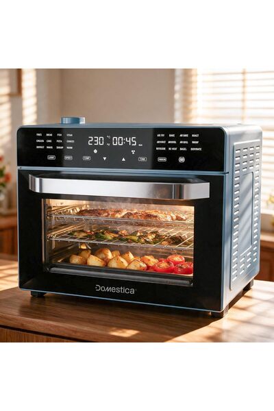 DOMESTICA Elio Pro 24-in-1 Digital Air Fryer Oven 30L | 1700W Steam + Air Fry...