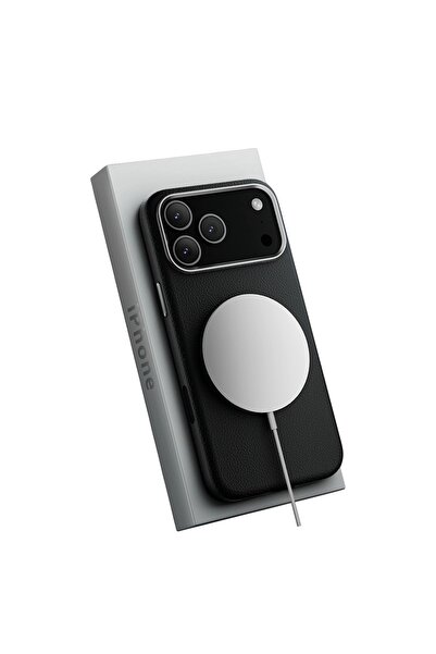 Practials Joko İphone 17 Pro Wonder Deri Magsafe Kapak - Siyah