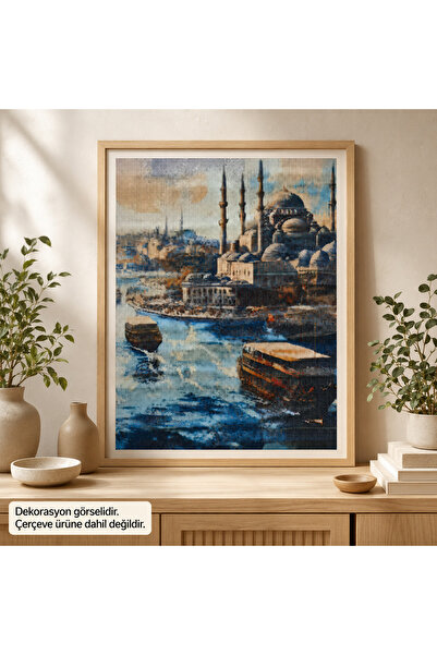 WoodenThings İstanbul Boğazı Elmas Boyama Tablo Kiti – 40×50 cm