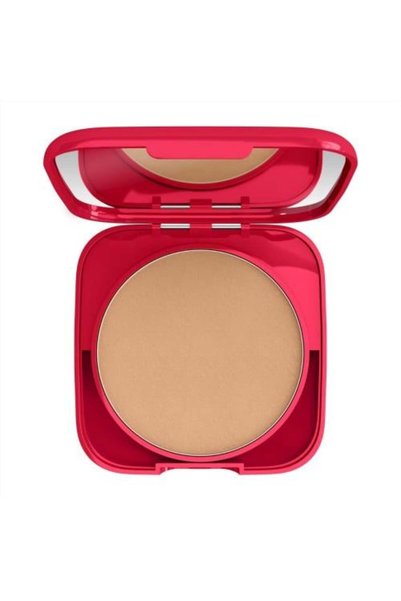 Rimmel بودرة مضغوطة ذات لمسة نهائية تدوم طويلاً بلون لؤلؤي 02