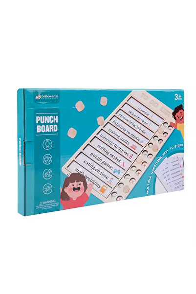 Trendyol Generic بطاقة خشبية ذاتية الانضباط للأطفال الذين تتراوح أعمارهم بين ...