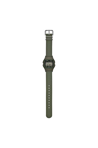 Casio Unisex's Digital Olive Green Dial Watch - F-91WF-3ADF