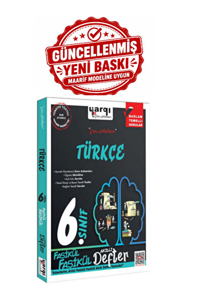 Yargı Yayınları Yargı Ders Arkadaşım 6.Sınıf Türkçe Fasikül Fasikül Akıllı De...