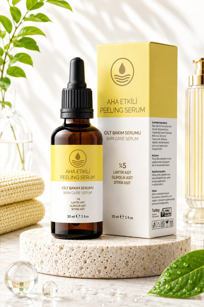 Ordovital Pürüzsüz Cilt | AHA & BHA Peeling Yüz Serumu 30 ML | Cilt Yenileyic...