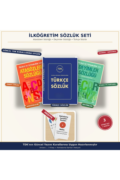 TÜRKİYE İŞ BANKASI KÜLTÜR YAYINLARI Türkçe Sözlük + Atasözleri Sözlüğü + Deyi...