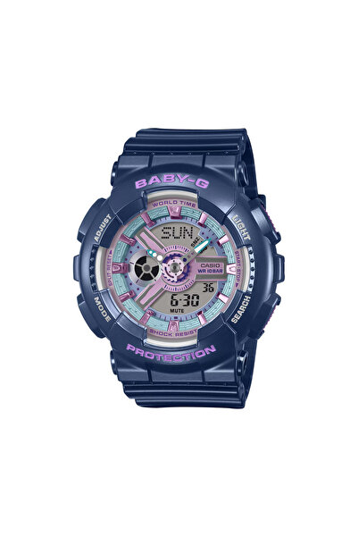 Casio Women's Analog Digital Blue Dial Watch - BA-110MC-2ADR