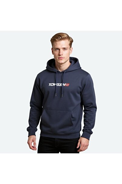 Kapüşonlu Sweatshirt - Lacivert
