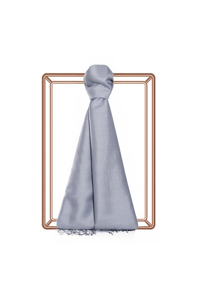 ipekevi Gray Silk Shawl